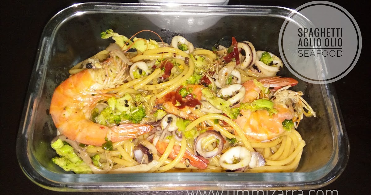 RESEPI SPAGHETTI AGLIO OLIO SEAFOOD