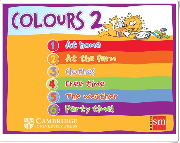 "Colours 2" de Editorial SM y Cambridge University Press "Colours 2" de Editorial SM y Cambridge University Press
