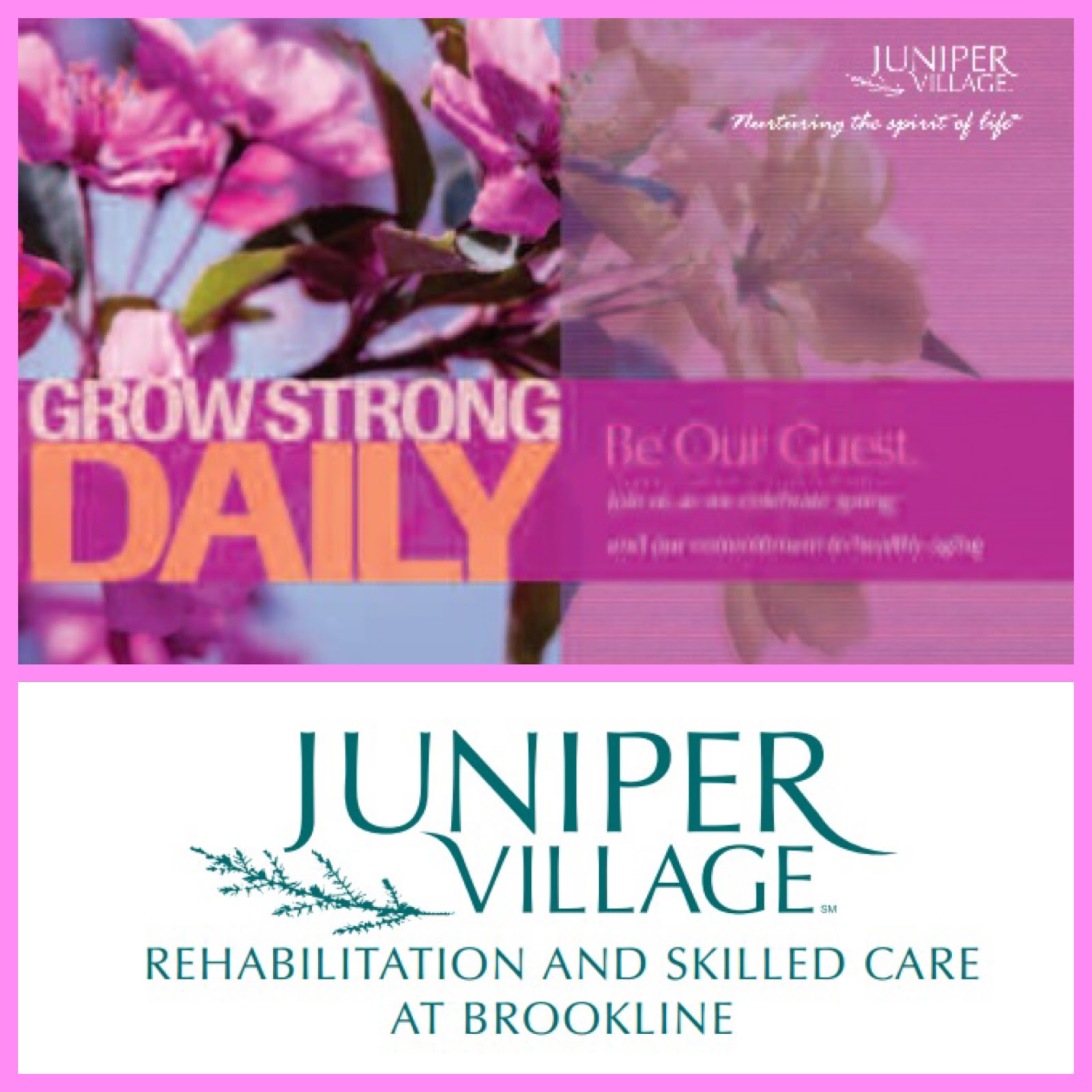 Juniper Village at Brookline Rehab and Skilled Care May 2016 Events in