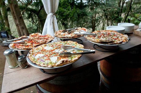 decoração noite pizza