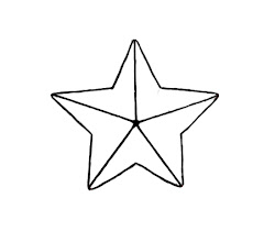 star draw nautical drawing line step drawn outline lines cliparts clipart designs bit clean should clip