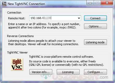 tightvnc viewer share local drive