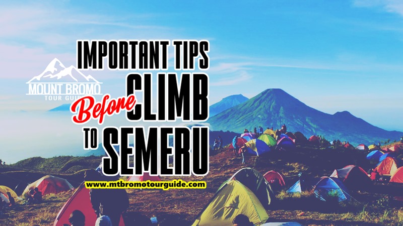 Important tips before climb to Semeru volcano summit
