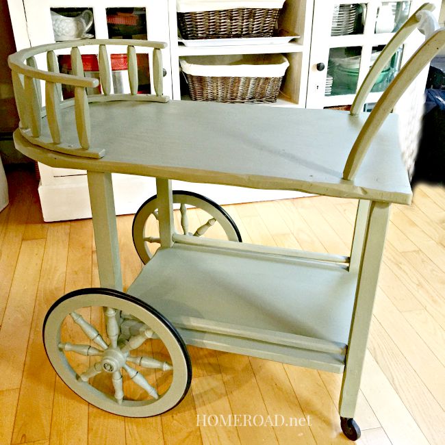 A Rolling Tea Cart 