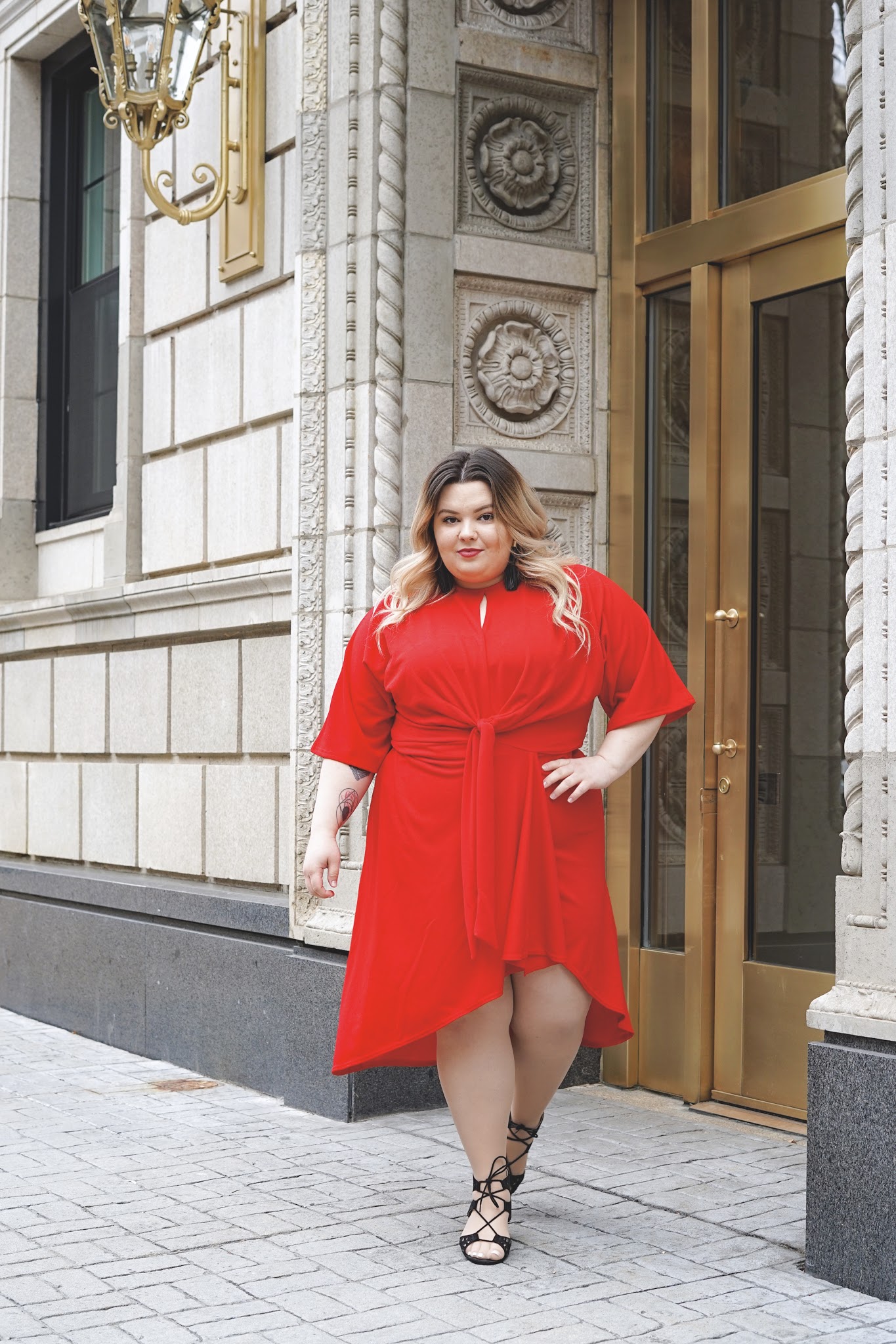Chicago Plus Size Petite Fashion Blogger and model Natalie Craig reviews Simply Be and Boohoo dresses.