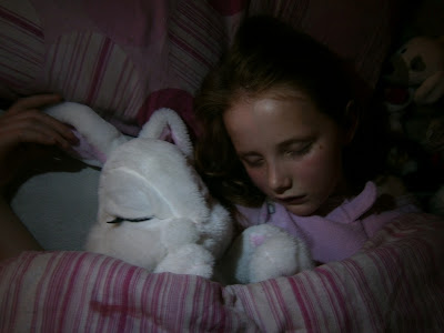 Milky the bunny soft and snuggly in bed toy girls