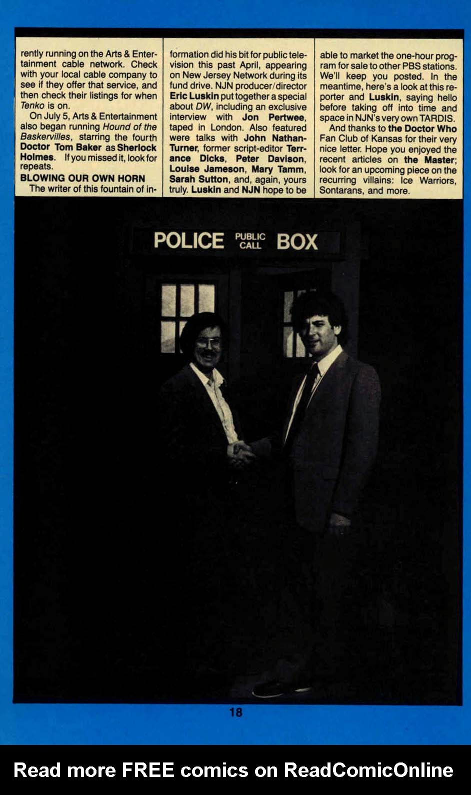 Doctor Who (1984) issue 16 - Page 20