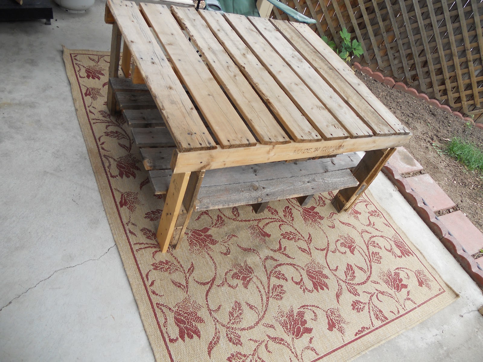 Kenzie Fish: Pallet Patio Table