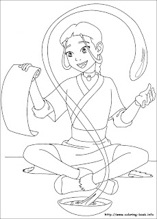 avatar coloring pages to print  