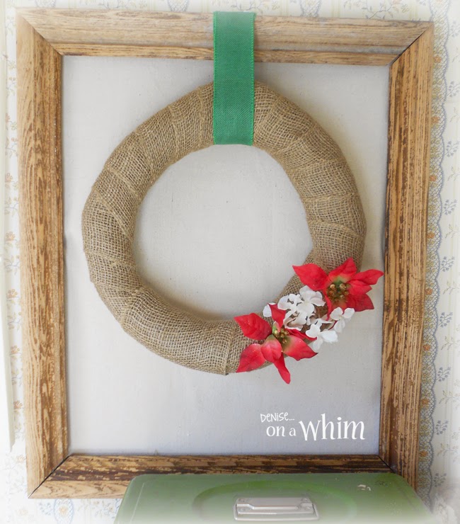 Framed Wreath from Denise on a Whim