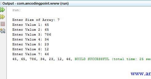 How to create array at run time according to user input value ...