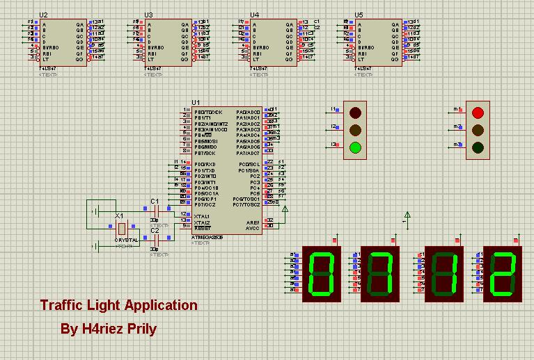 ARM, ARDUINO, & AVR PROJECT AND TUTORIAL Aplikasi traffict Light