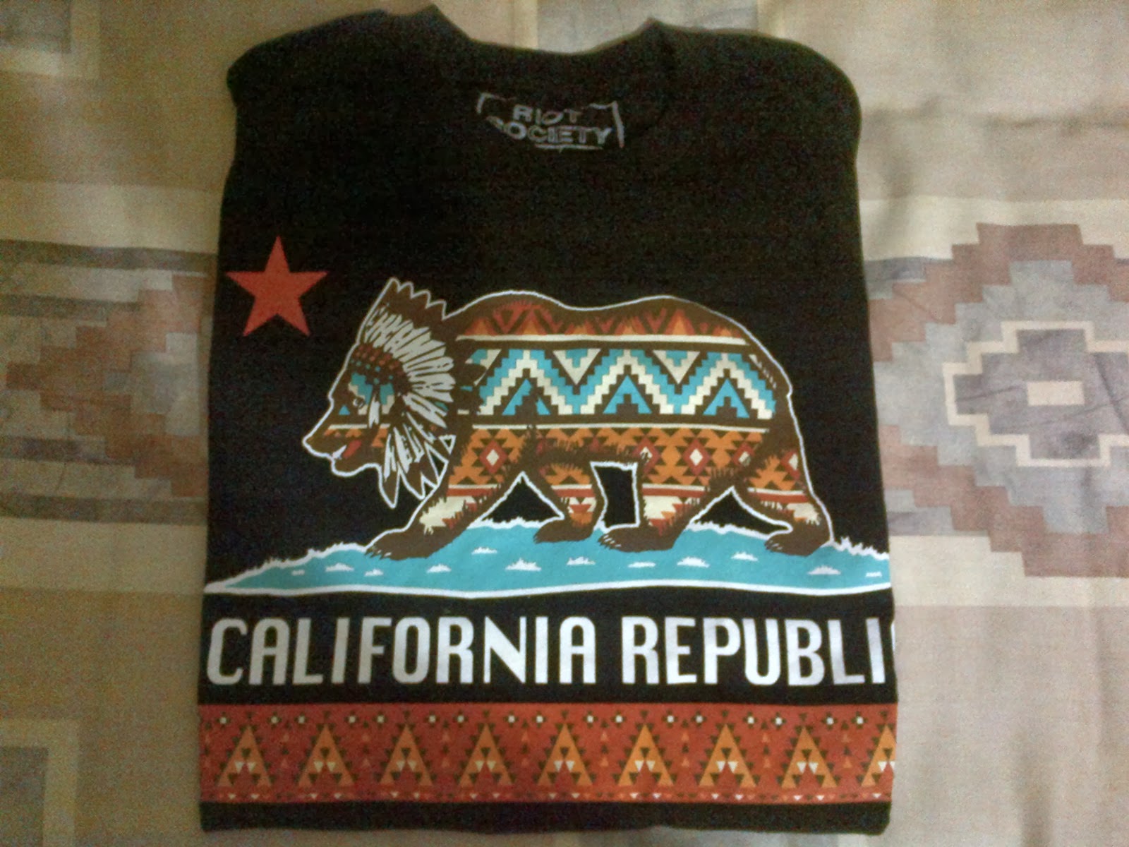 Riot Society California Bear Flag T Shirt | Bear Flag Museum