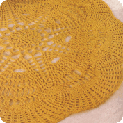 Tapete Amarillo a Crochet Tapete Amarillo a Crochet