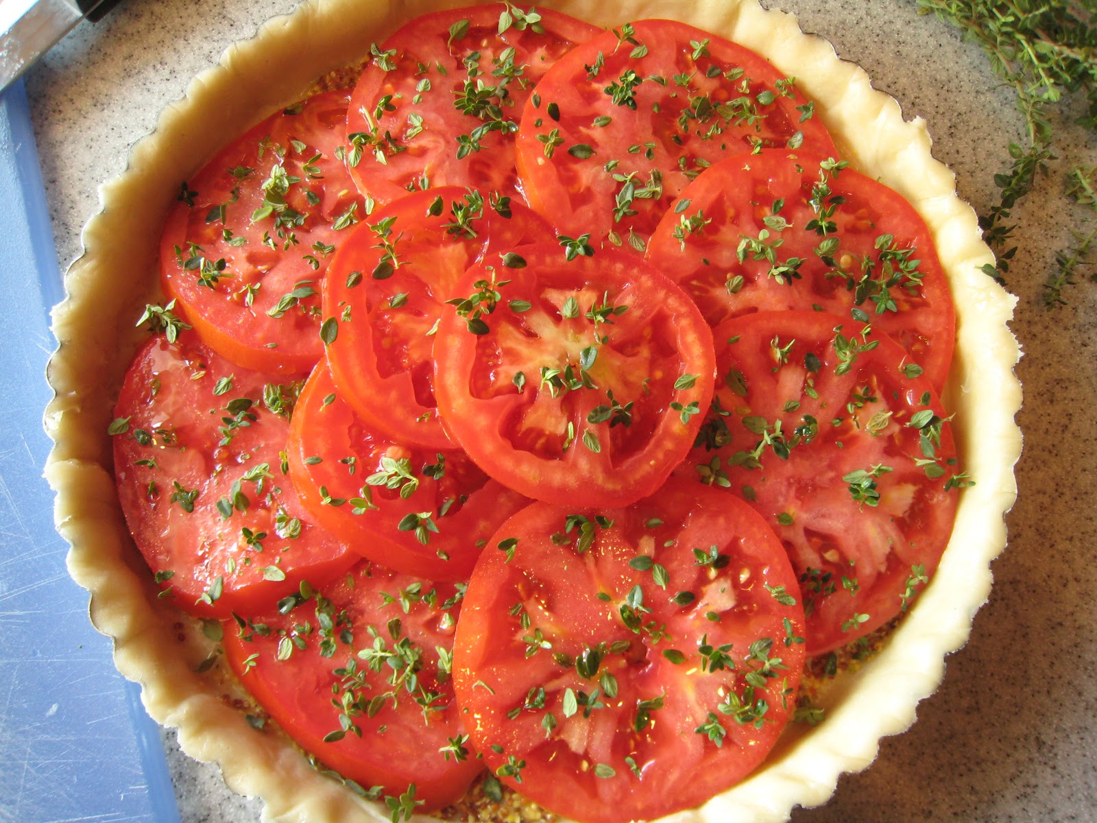 The Way to My Family's Heart French Tomato Tart