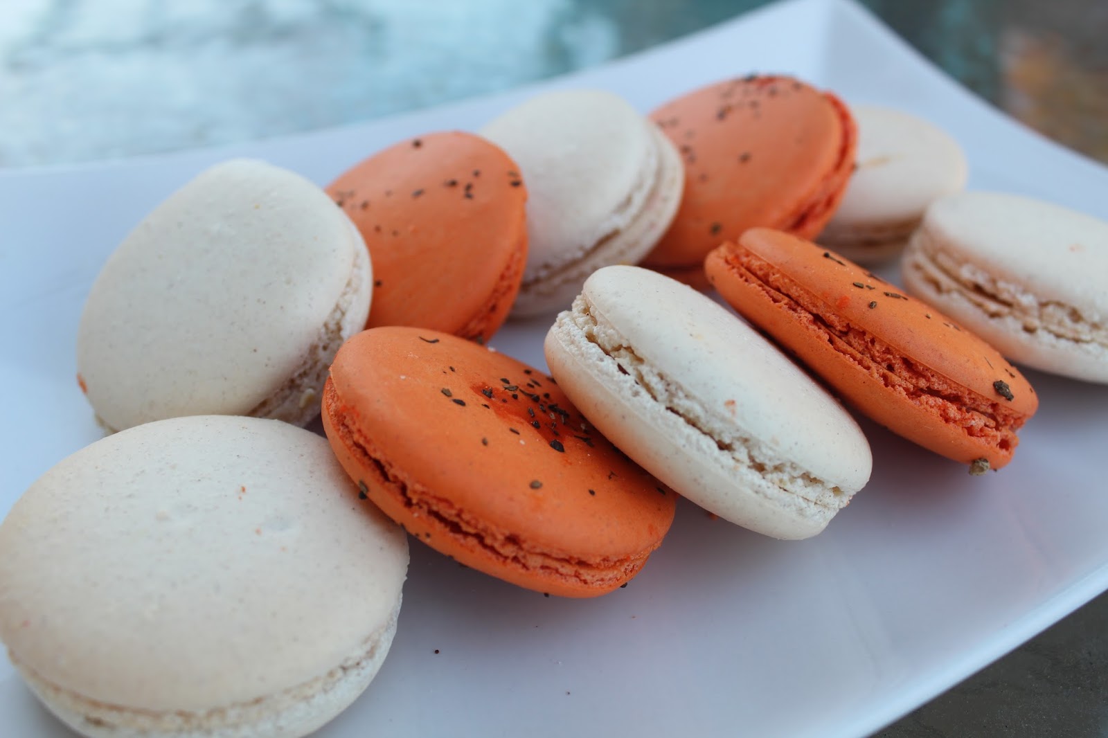 Thai Tea Macarons Betsy Ding