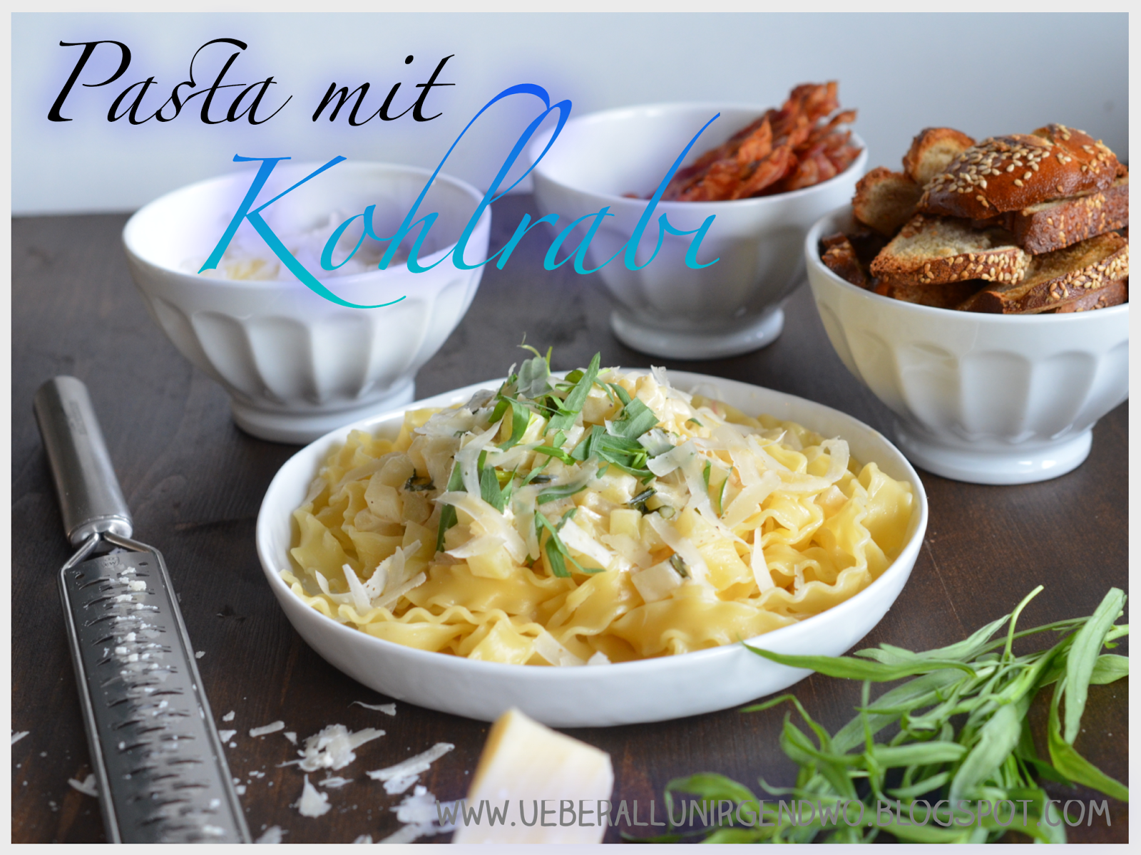Überall & Nirgendwo: Pasta mit Kohlrabi Überall & Nirgendwo: Pasta mit Kohlrabi