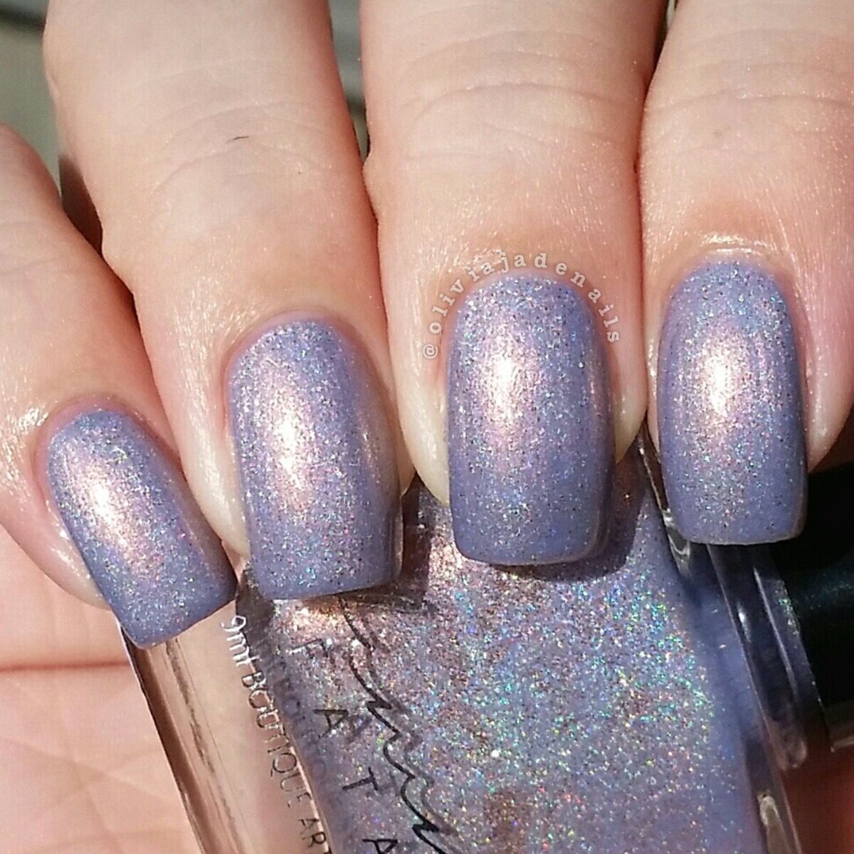 Femme Fatale Cosmetics Ambrosial swatched by Olivia Jade Nails