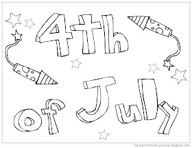 free coloring pages for the 4th of July Independence Day