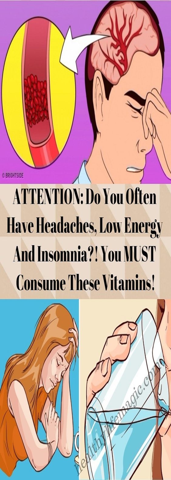 ATTENTION Do You Often Have Headaches, Low Energy And Insomnia?! You