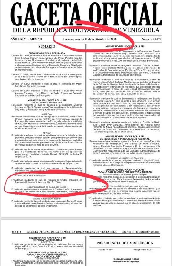 Gaceta Oficial: Incremento del valor de la unidad tributaria equivale a 140.000% Gaceta Oficial: Incremento del valor de la unidad tributaria equivale a 140.000%