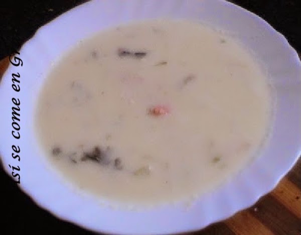 Sopa de mahonesa