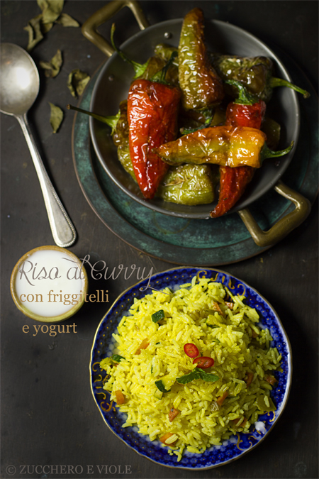 riso al curry con verdure  