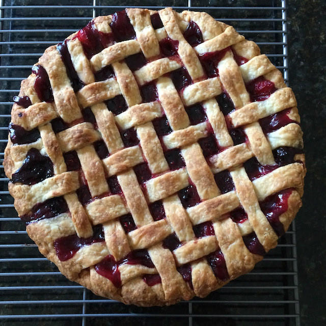 receta de tarta de moras