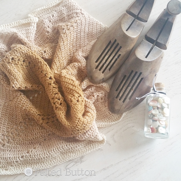 Scheepjes Whirl Yarn -- Crochet WIP by Felted Button