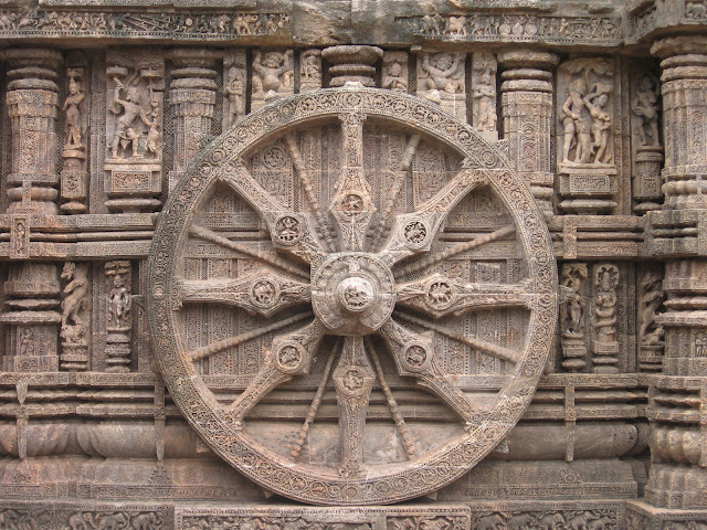 Ornamental wheel of Sun Temple, Konark
