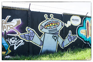 Mikrobi graffitis képe Szegeden