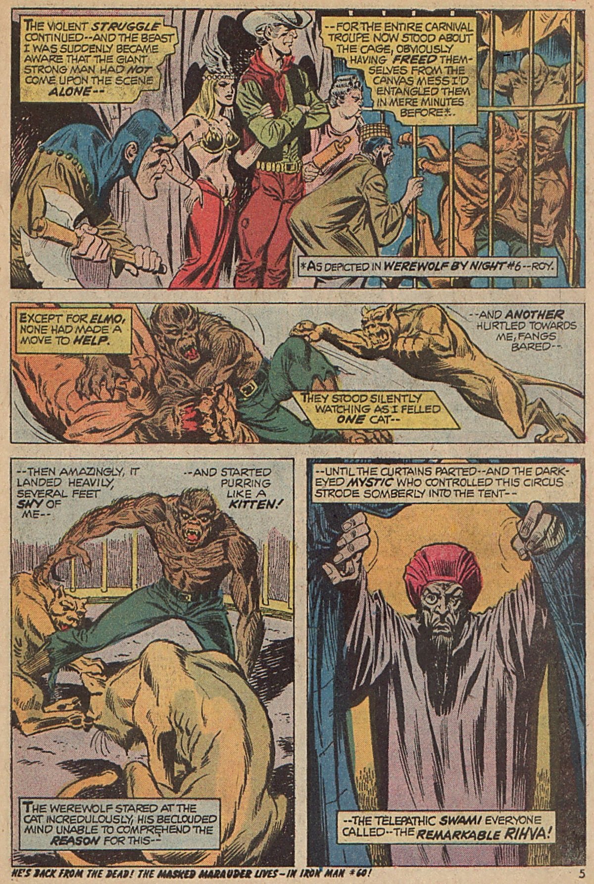 Read online Werewolf by Night (1972) comic -  Issue #7 - 5