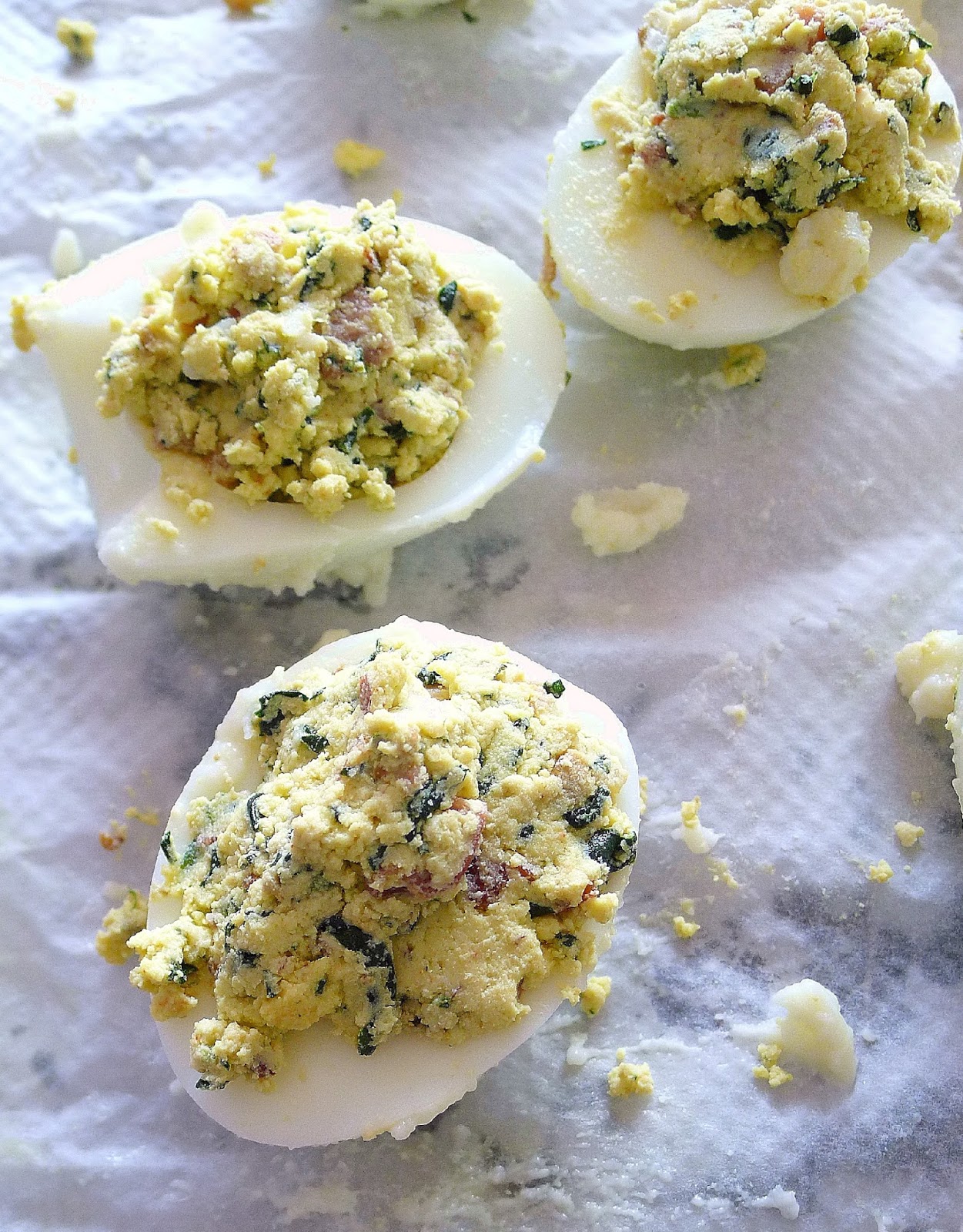 MY KITCHEN IN SPAIN DOUBLEDEVILED EGGS