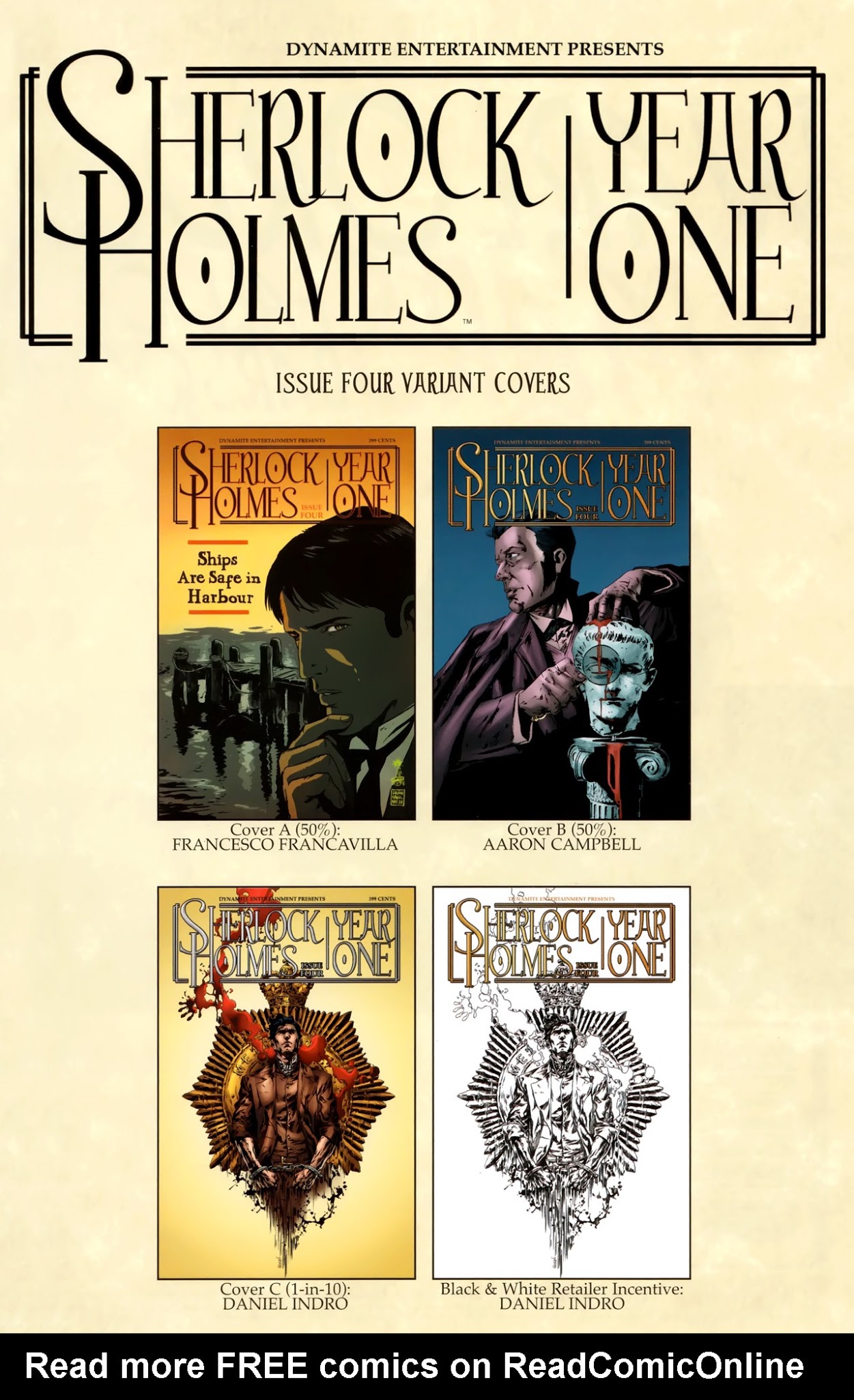 Read online Sherlock Holmes: Year One comic -  Issue #4 - 28