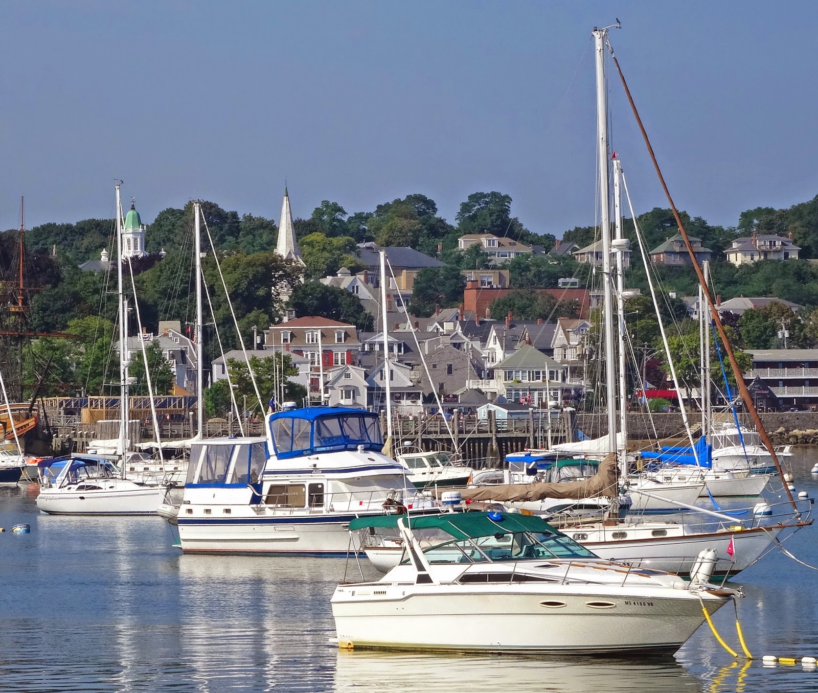 Joe's Retirement Blog Boats, Plymouth Harbor, Plymouth, Massachusetts, USA