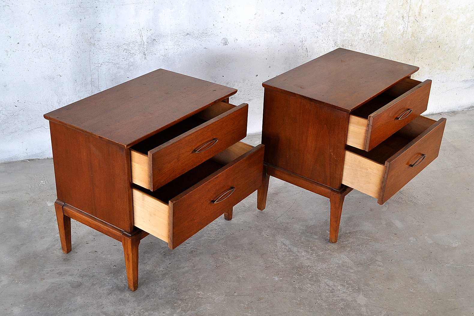 SELECT MODERN Pair of Mid Century Modern Nightstands, Beside, End or