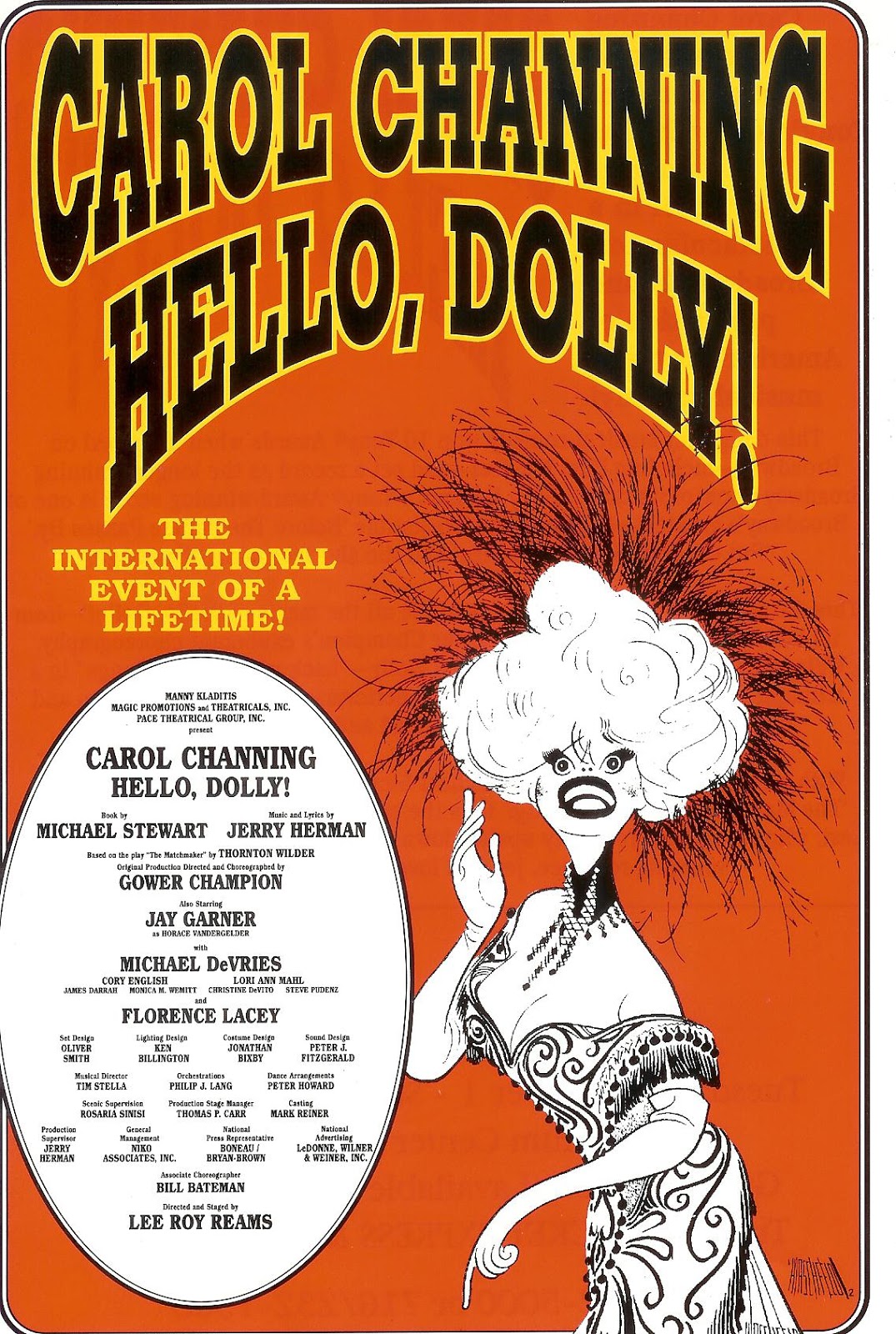 Christine DeVito Ermengarde, 1994 National Tour and 95 Broadway Revival of Hello, Dolly starring Carol Channing