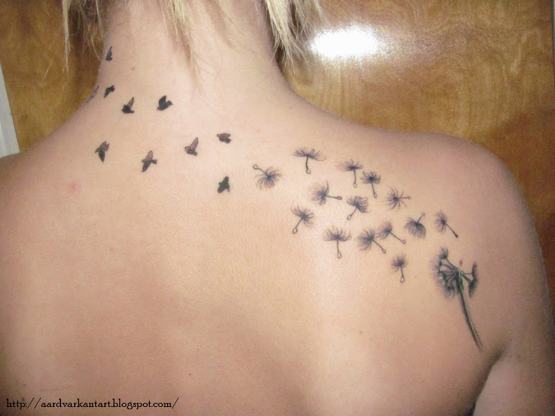 dandelion tattoo title=