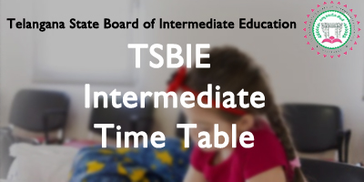 ts intermediate time table 2019 - download tsbie.cgg.gov.in 2019 exam time table 