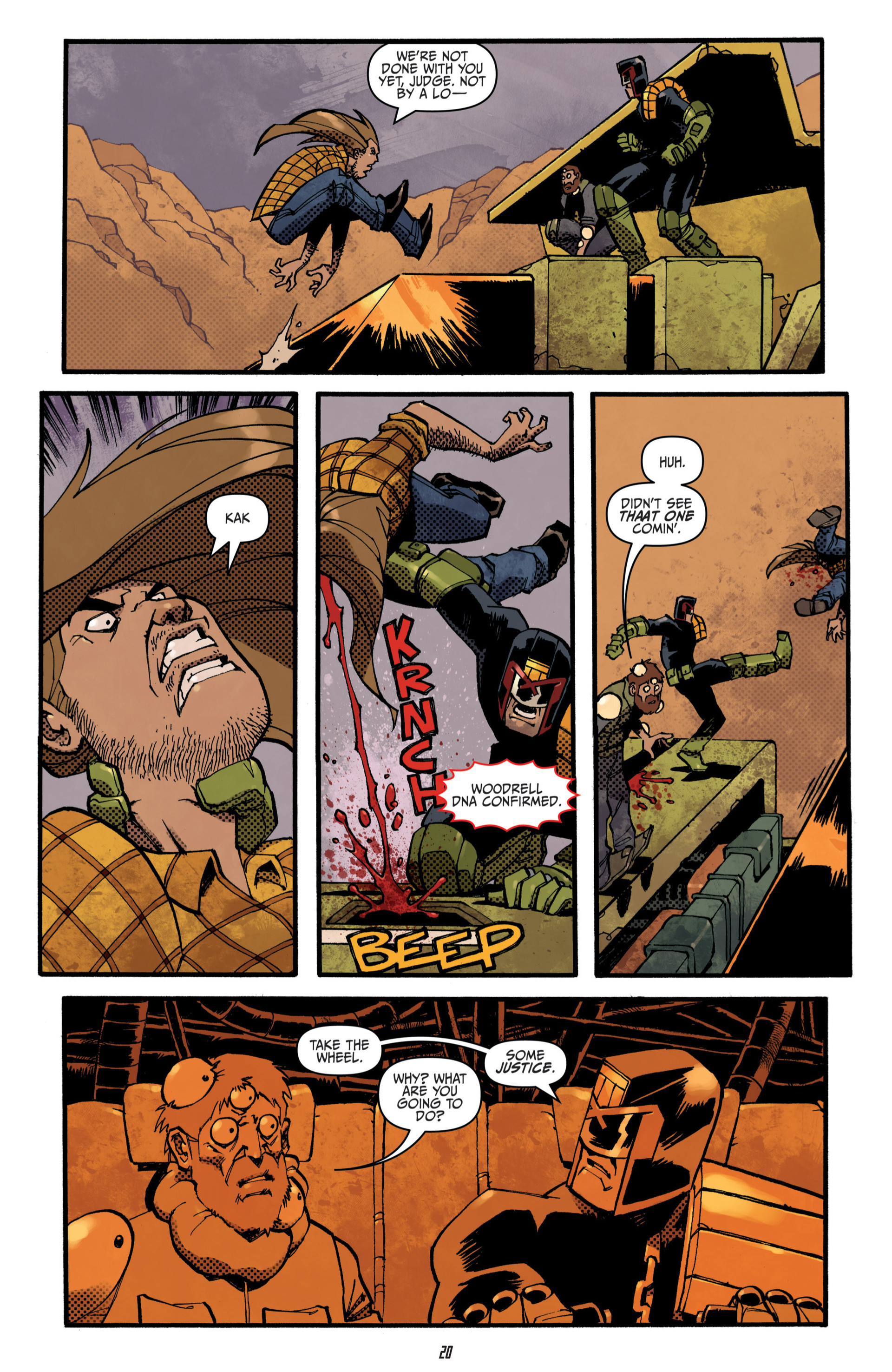 Read online Judge Dredd (2012) comic -  Issue #10 - 22