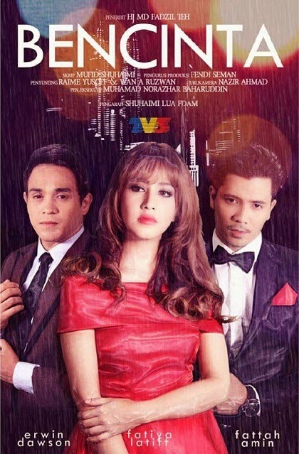 Sinopsis Bencinta, review drama TV3 Samarinda Bencinta, gambar dan pelakon Bencinta, lagu tema OST Bencinta, Fathia Latiff – Nabila, Fattah Amin – Nabil, Erwin Dawson – Adam, Nazeera Sardi - Natasya