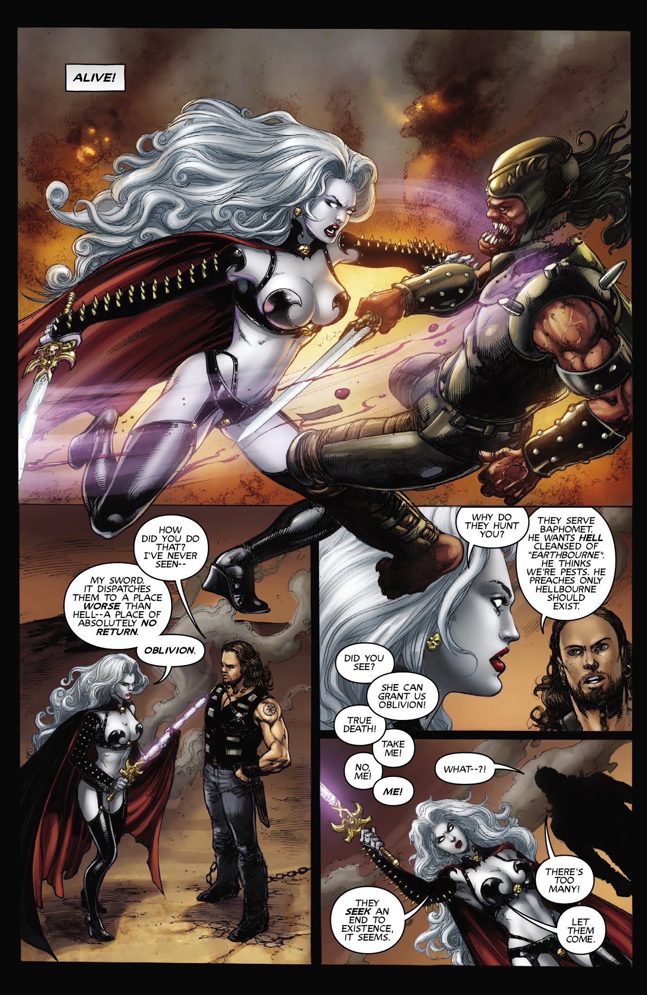 Read online Lady Death: Chaos Rules comic -  Issue # Full - 8