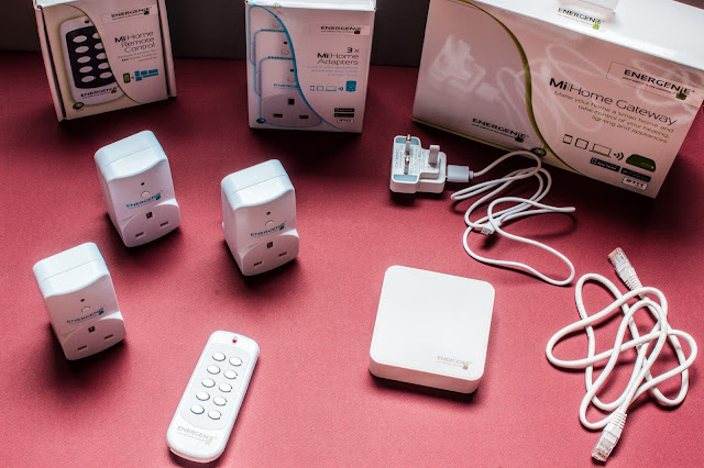 Mi Home Gateway, 3 times Mi Home Adaptors and Mi Home Remote Control boxes and devices