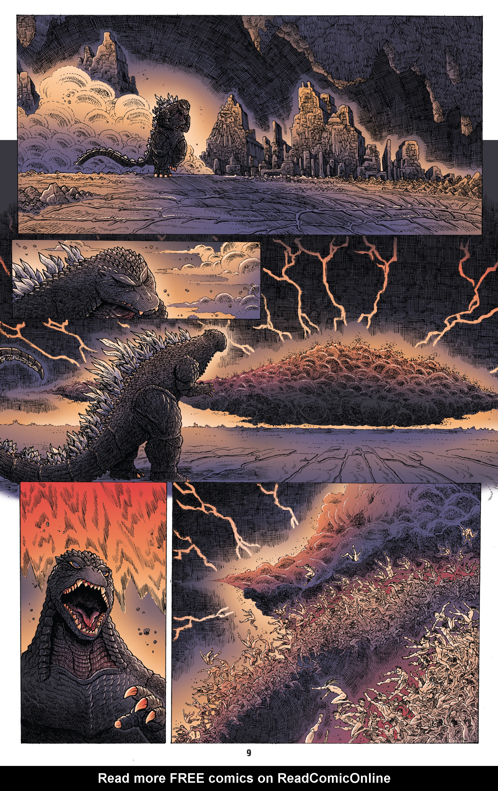 Read online Godzilla in Hell (2015) comic -  Issue #1 - 10