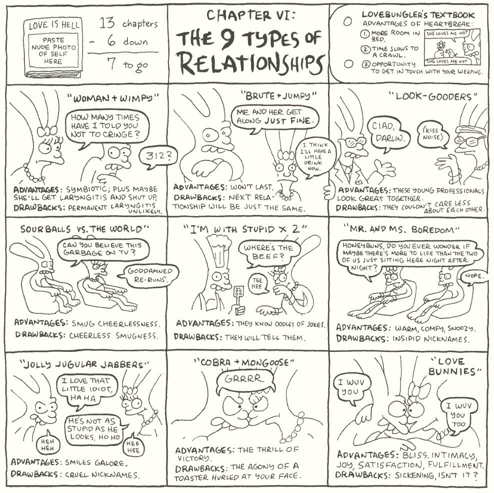 Read online Life In Hell comic -  Issue # TPB Love is Hell - 9