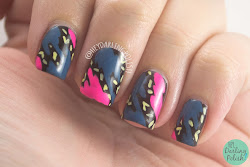 nail manic monday 80s polish pattern bright nails kick strong going still neon
