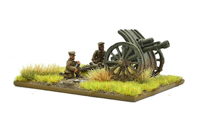 2 Field Artillery pieces & 4 crew models