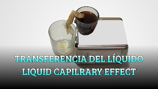 Transferencia del líquido, CAPILARY EFFECT, Liquid capillary effect