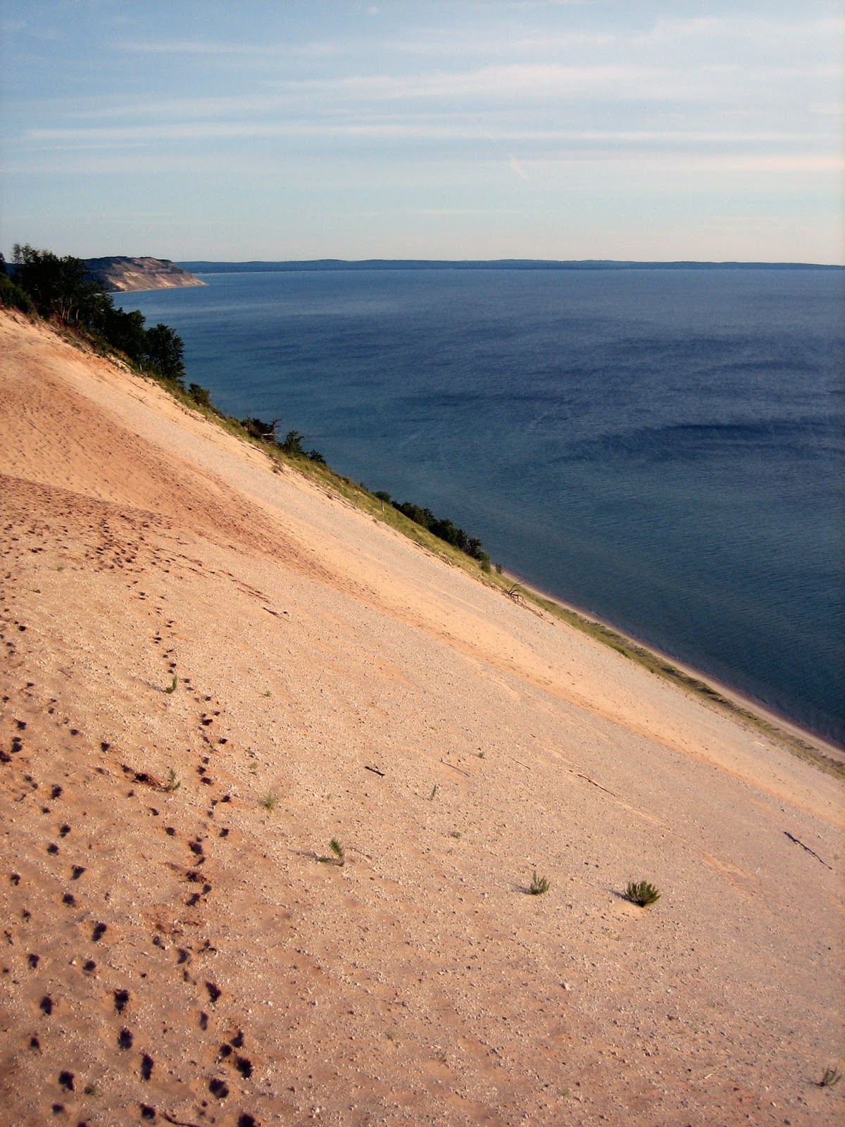Moments of Delight...Anne Reeves: Ariel View: Sleeping Bear Sand Dunes
