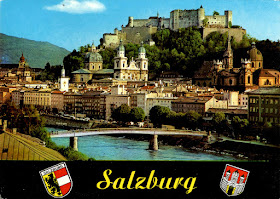 Salzburg - The Old Town with the fortress